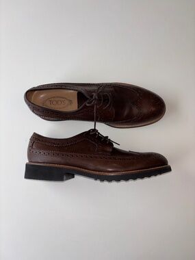 TODS Wingtip Brogue Oxfords